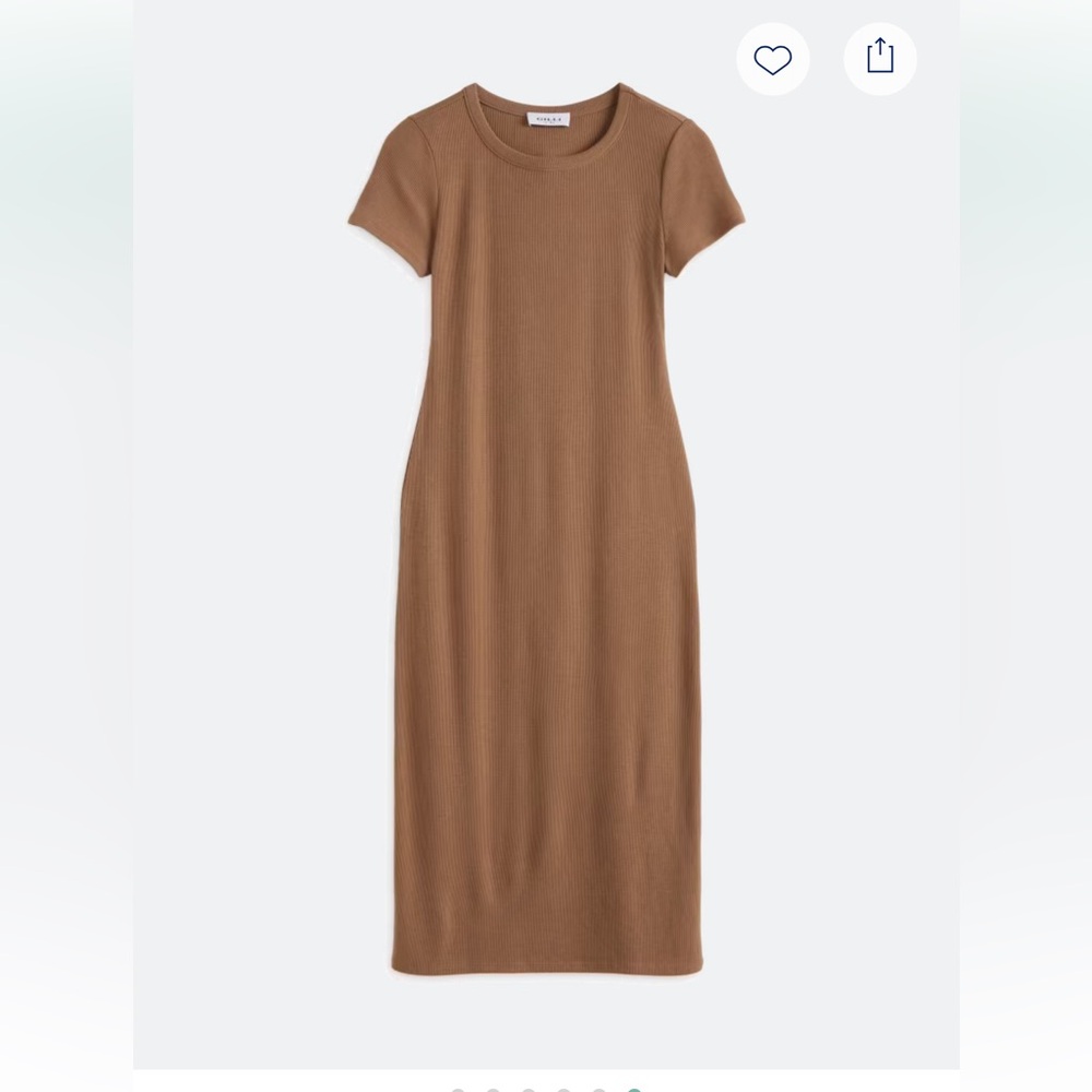Gilli Isobel Short Sleeved Fitted Midi Dress